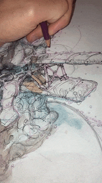 Artist Drawing GIF by Alex Boya