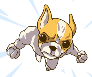 Animation Dog Sticker