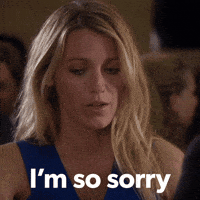 No No No Im Sorry GIF by Blake Lively Fan