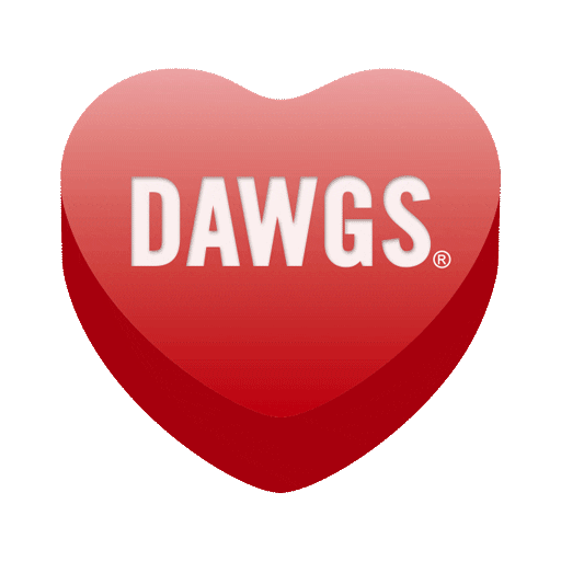 valentines day uga Sticker by University of Georgia
