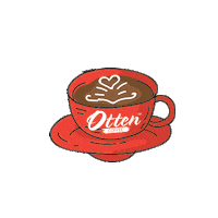 espresso latte Sticker by Otten Coffee