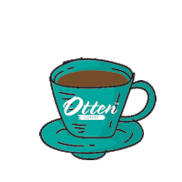 espresso latte Sticker by Otten Coffee