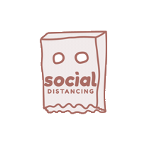 laszor_studio self care stay home social distancing isolation Sticker