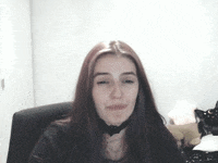 girl twitch ahhh confuse whut GIF