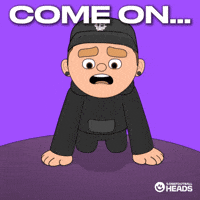 Lets Go Please GIF by OneFootball Heads