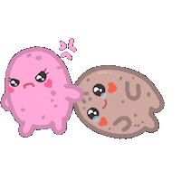Zoycean angry couple cry potato Sticker