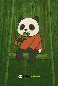 Panda Eating GIF by Pandu Pandas