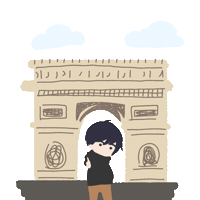 Arc De Triomphe Europe Sticker