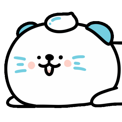 Cream Otter Sticker by 大白丸丸(daibai maru)