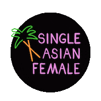 Single Asian Female Sticker by State Theatre Company SA