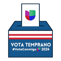 unicontigo univision Vota voto latino votaconmigo Sticker