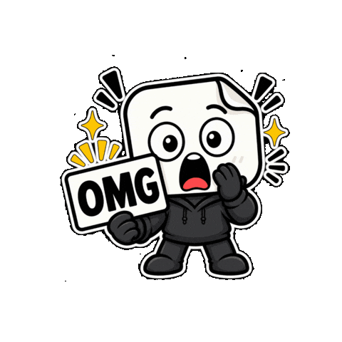 Surprise Wow Sticker by ZTIKIX