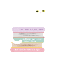 Cat Read Sticker by Donna Dolce