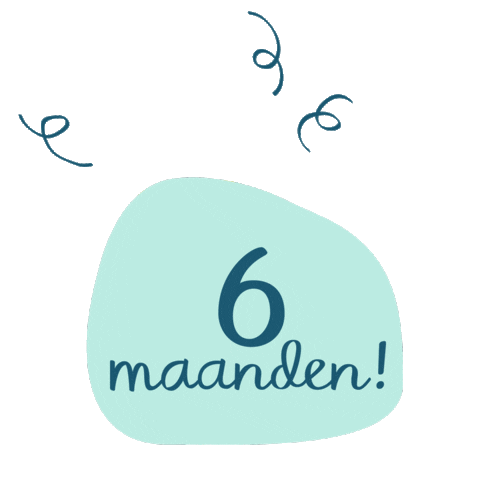 6 Mois Sticker by Pampers Belgium - The Netherlands