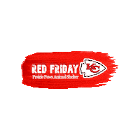 Adopt Kansas City Chiefs Sticker by Prairie Paws Animal Shelter
