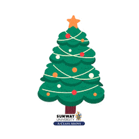 Christmas Tree Sticker by Sunway University
