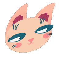 Pleased Cat Sticker by whisper_pic