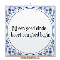 Focus Begin Sticker by Tegelspreuken.nl