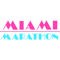 Miami Marathon Sticker by Leti Romano