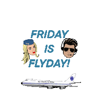 Friday Landing Sticker by Saftschubsen & Autopiloten Podcast