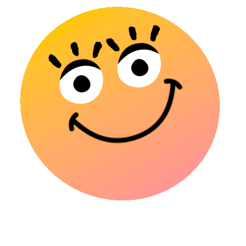 Happy Smiling Face Sticker by madmoiZelle