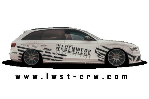 Audi A4 Sticker by lwst.crw_official