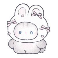 ねこ うさぎ Sticker
