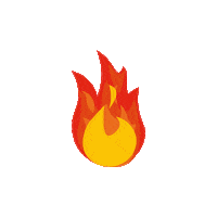 Fire Flip Sticker by JumpingJack