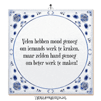 Wijsheid Troost Sticker by Tegelspreuken.nl