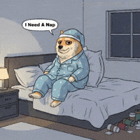 Tired Dog GIF by Doge Pound