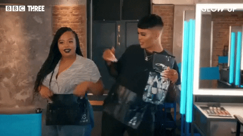 Glow Up Make-Up GIF by BBC Three
