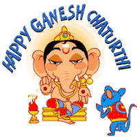 Ganesh Chaturthi Festival Sticker by Afternoon films