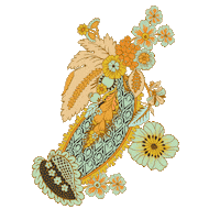 Vintage Flower Sticker by Nine Lives bazaar