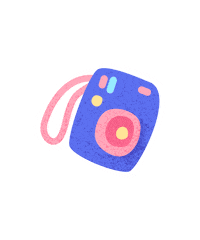 Outcrowd instagram photo camera shooting Sticker