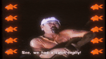 See, we had a catch finally! 