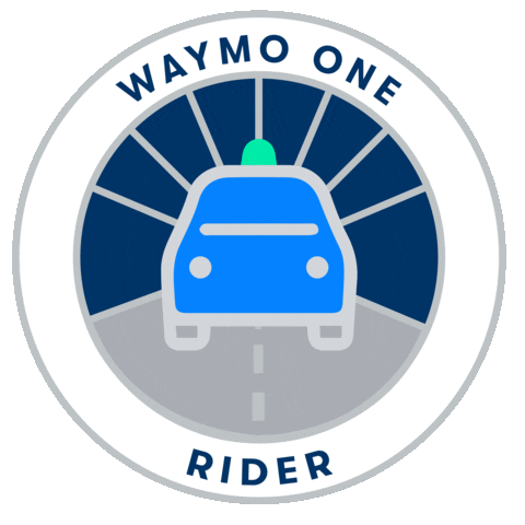 Rider Tesla Sticker by Waymo