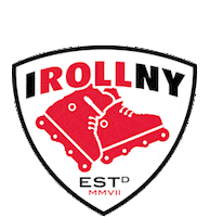 irollny nyc new york new york city skating Sticker