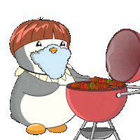 Labor Day Cooking Sticker by Pudgy Penguins