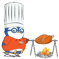 Labor Day Cooking Sticker by Pudgy Penguins