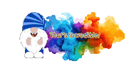 Gnome Words Of Encouragement Sticker
