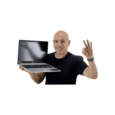 Tatmon giphygifmaker pc laptop computadora Sticker