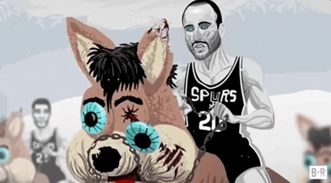 san antonio spurs basketball GIF by Bleacher Report