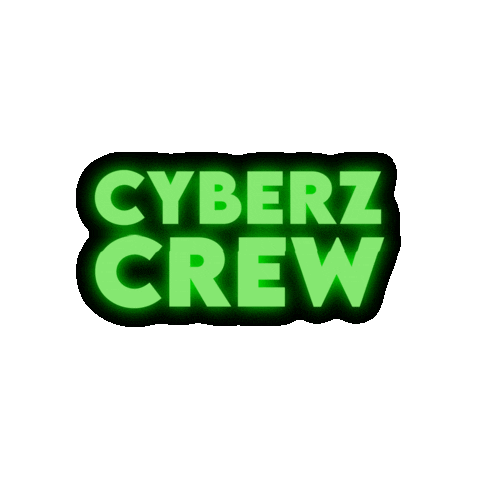 Cyberzcrew giphyupload party glitch green Sticker