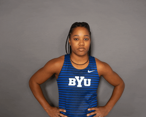 Jersey Trackfield GIF by BYU Cougars
