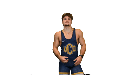 Wrestling Uco Sticker by University of Central Oklahoma