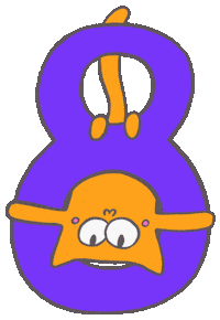 Cat Orange Sticker