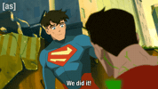 We Did It Superman GIF by Adult Swim