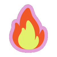 Fire Sticker by Jostens Renaissance