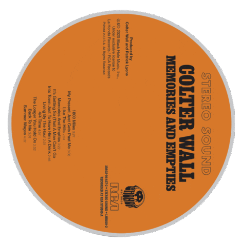 1800 Miles Sticker by Colter Wall