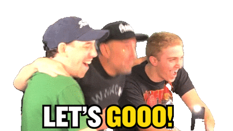 Excited Lets Go Sticker by GaryVee